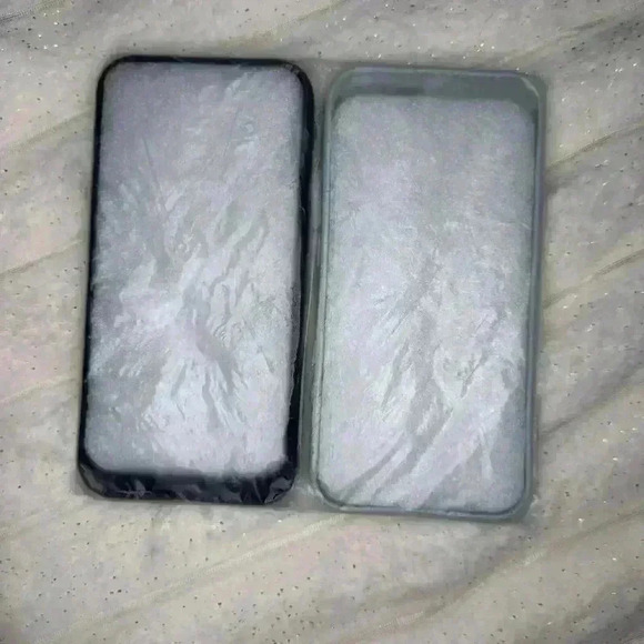 2 Pack Cases for Apple iPhone13,14,15-6.1inch, Blue,black,Cow Print Silicone NEW - Picture 8 of 9